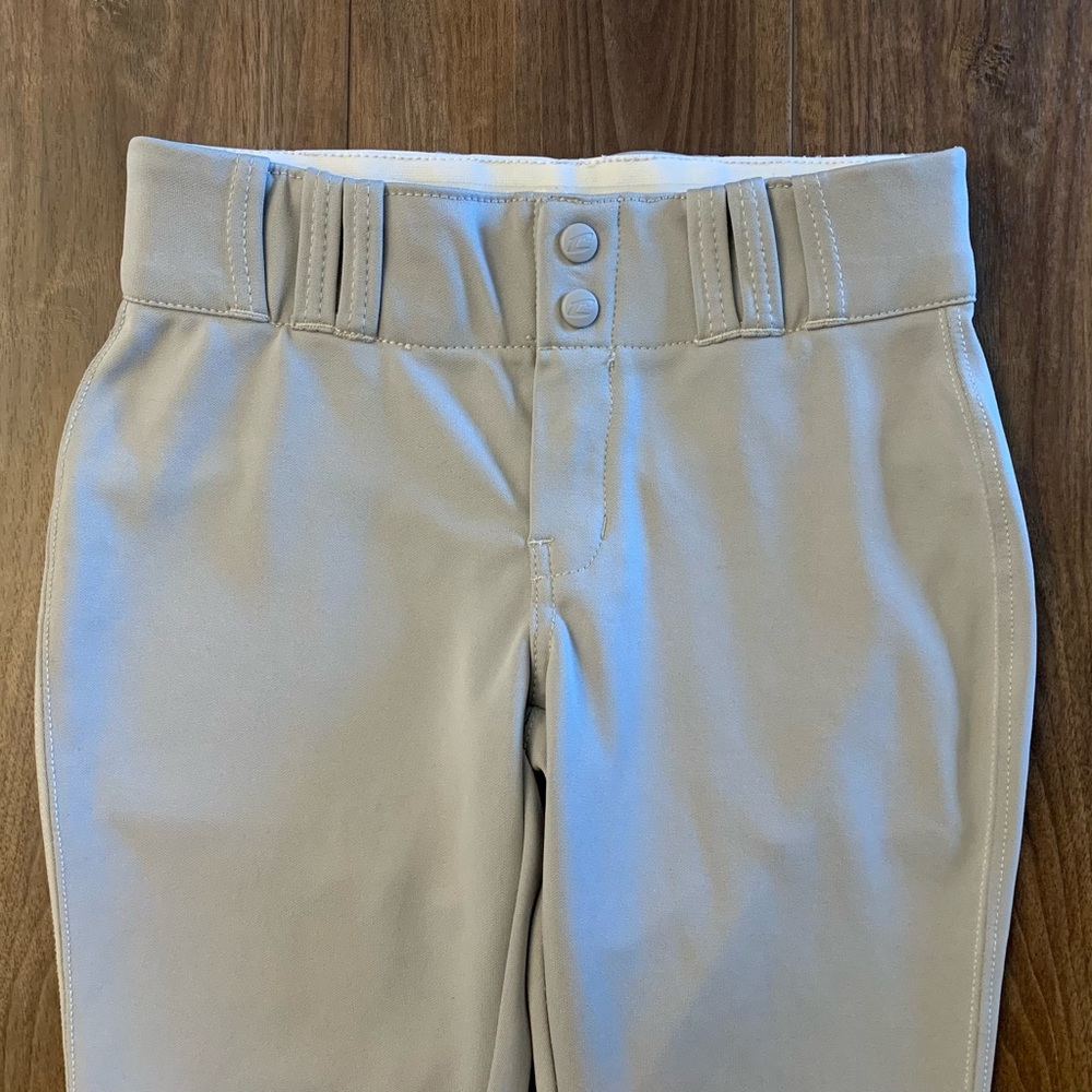 Champro Girls Softball Pants Low Rise Gray Youth Size Large - Picture 2 of 7
